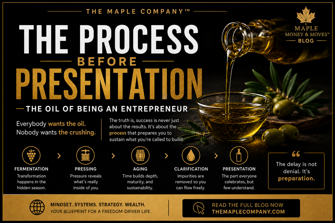 The Process Before Presentation — The Oil of Being An Entrepreneur