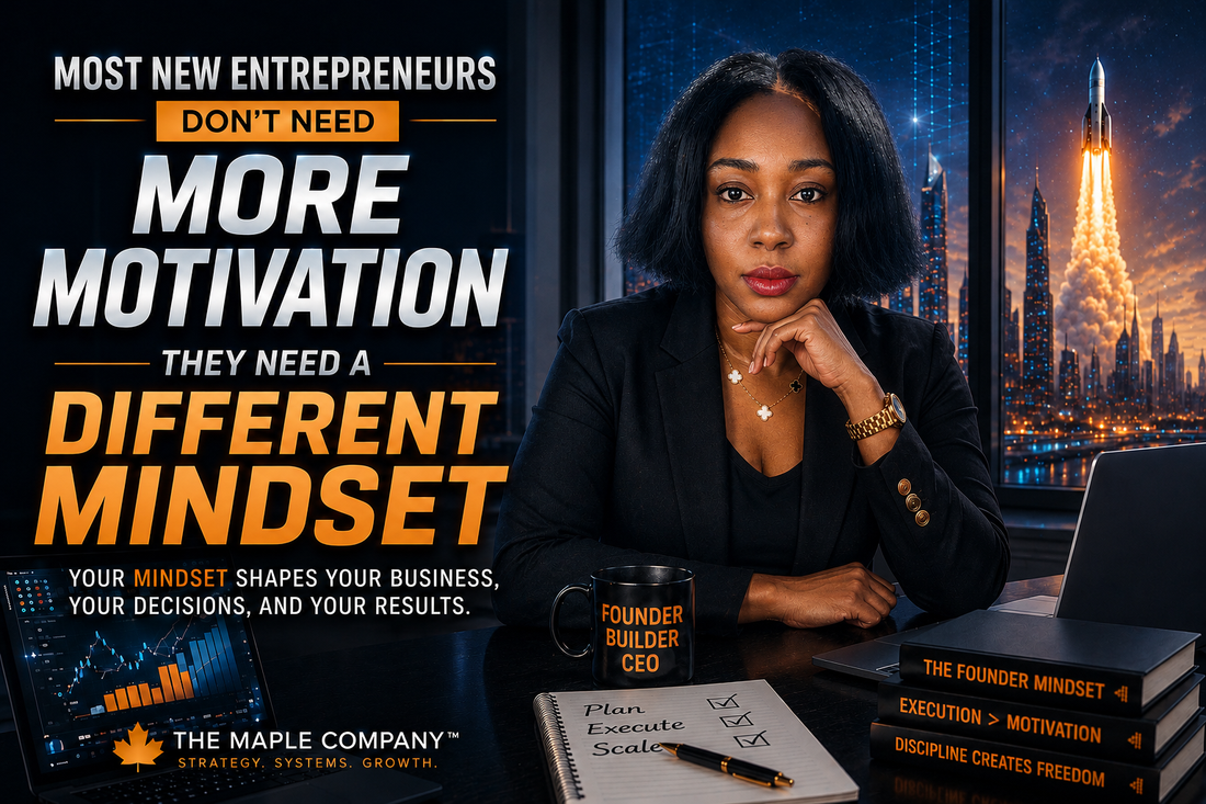 Most New Entrepreneurs Don’t Need More Motivation — They Need A Different Mindset