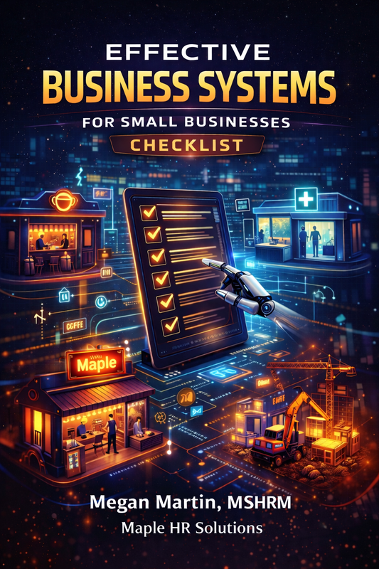 Effective Business Systems for Small Businesses Checklist