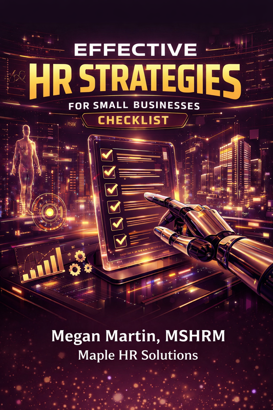 Effective HR Strategies for Small Businesses Checklist
